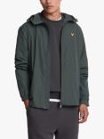 Lyle & Scott Zip Through Hooded Jacket, W635 Gunmetal