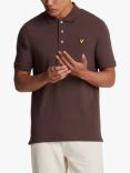 Lyle & Scott Polka Diamond Polo Shirt, Deep Mahogany