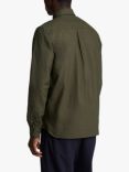 Lyle & Scott Tonal Eagle Oxford Shirt, Olive