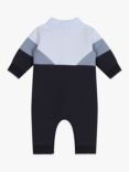 HUGO BOSS Baby Colour Block All-in-One, Navy