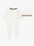 BOSS Baby Onesie and Hat Set, Offwhite