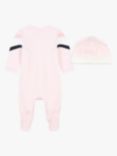 BOSS Baby Onesie and Hat Set, Pink Pale