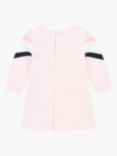 BOSS Baby Logo Colour Block Sweatshirt Dress, Pink Pale