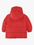 HUGO BOSS Baby Hooded Puffer Jacket, Red