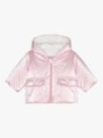 BOSS Baby Reversible Hooded Puffer Jacket, Pink Pale