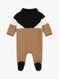 BOSS Baby Colour Block Polo Sleepsuit, Cookie