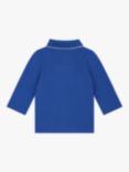 BOSS Baby Logo Long Sleeve Polo Shirt, Bright Cobalt