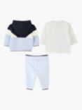 HUGO BOSS Baby Hoodie, T-Shirt & Joggers Set, Pale Blue