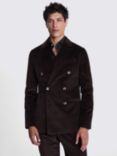 Moss Tailored-Fit Suit Jacket, Dark Brown