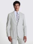 Moss Tailored-Fit Grey Stripe Suit Jacket, Light Grey