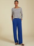 Baukjen Marian Wide Leg Trousers, Royal Blue