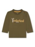 Timberland Baby Logo T-Shirt, Khaki