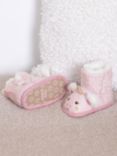 totes Kids' Bootie Slippers, Pink