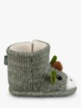 totes Kids' Bootie Slippers, Green