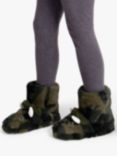 totes Kids' Dino Boot Slippers, Khaki