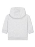 Timberland Baby Brushed French Terry Zipped Hoodie, Light Grey