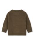 Timberland Baby Cotton Wool Logo Jumper, Khaki