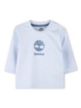 Timberland Baby Logo T-Shirt, Pale Blue