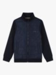 BOSS Kids' Quilted Fleece Jacket, Navy