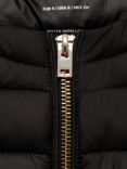 Mango Blanvest Quilted Gilet, Black