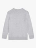 HUGO BOSS Kids' Logo Cotton Sweatshirt, Chine Grey