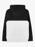 HUGO BOSS Kids' Colour Block Zipped Hoodie, Chine Grey