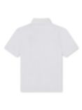 Timberland Kids' Logo Short Sleeve Polo Shirt, White