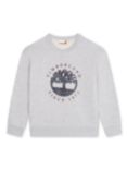 Timberland Kids' Logo Sweatshirt, Chine Grey