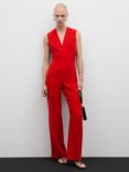 Mango Aty Sleevless Jumpsuit, Red