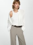 Mango Lima Fluid Shirt, White