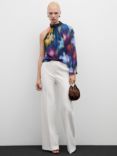 Mango Nice Abstract Asymmetric Top, Multi