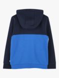 HUGO BOSS Kids' Colour Block Zipped Hoodie, Navy