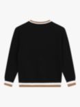 HUGO BOSS Kids' Cotton Wool Jumper, Black