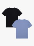 HUGO BOSS Kids' T-Shirts, Pack of 2, Black/Blue