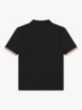 HUGO BOSS Kids' Short Sleeve Polo Shirt, Black