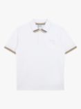 HUGO BOSS Kids' Short Sleeve Polo Shirt, White