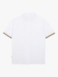 HUGO BOSS Kids' Short Sleeve Polo Shirt, White