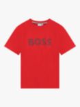 HUGO BOSS Kids' Logo T-Shirt, Red