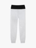 HUGO BOSS Kids' Elasticated Waist Colour Block Joggers, Chine Grey