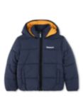 Timberland Kids' Water Repellent Hooded Puffer Jacket, Night