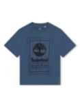 Timberland Kids' Cotton Logo T-Shirt, Blue