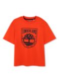 Timberland Kids' Logo T-Shirt, Tangello