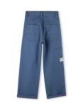 Timberland Kids' Cotton Loose Fit Drill Trousers, Blue