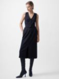 French Connection Gemma Waistcoat Dress, Blackout