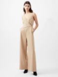 French Connection Azra Wide Leg Twill Jumpsuit