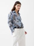 French Connection Diandra Devore Popover Shirt