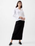 French Connection Isabelle Poplin Classic Shirt, Linen White