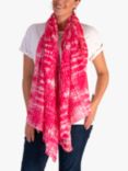 chesca Tie Dye Scarf, Hot Pink