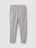 Reiss Kids' Brighton Relax Fit Elasticated Waist Trousers, Grey