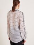 Monsoon Daria Dobby Blouse, Ivory